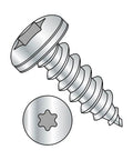 Steel Sheet Metal Screw Pan Head Star Drive Type AB Zinc Plated 8-18 Thread Size One And One Quarter Inch Length for thin metals
