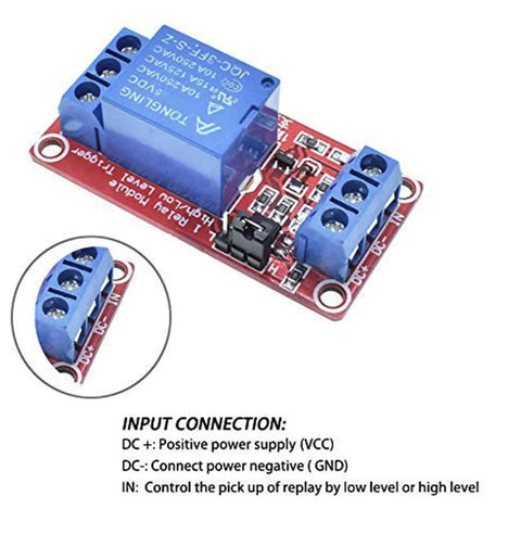 One Channel 5V Relay Module For Arduino Raspberry Pi PLC Home Automation Industrial Control And Robotics DIY Projects
