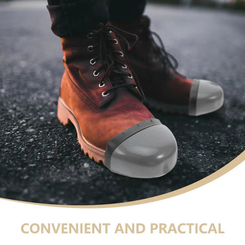 Heavy Duty Steel Toe Covers For Safety Shoes Featuring Crush Proof Toe Guard Inserts To Deliver Baller Impact Protection And A No Sweat Install For Construction Crews And Warehouse Grinds