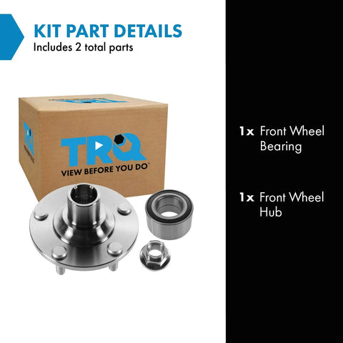 Front Wheel Bearing And Hub Assembly Kit For 2001-2003 Mazda Protege MP3 ES Protege5 MazdaSpeed Easy Install Direct Fit