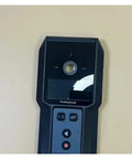 Top Shelf Wall Scanner and Metal Detecting Beast Mode Stud Finder showing buttons and display for live wire tracking and moisture detection.