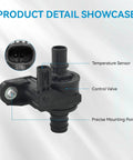 Coolant Water Control Valve Compatible With 2018 To 2023 Toyota Camry Avalon Rav4 And Lexus Es300h Es350 Replaces 1667125010 showing temperature sensor and mounting point.