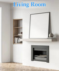 Tough As Nails Pack Of Ten Self Adhesive Vinyl Wall Corner Protectors For Zero Fuss Peel And Stick Mounting Solid Edge Guards To Shield Furniture Doors And Baseboards From Bumps And Scratches White in a contemporary living room setting