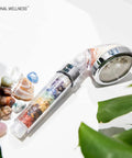 Crystal Chakra Shower Head With High Pressure Flow For Anxiety Relief, Relaxation, And Self Care, LED Mood Lighting, Sleep Aid