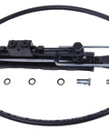 Heavy Duty Hydraulic Top Link Cat One To One With Locking Block For Tractors And Excavators Extended Range From Eighteen To Twenty Six Inches Bore From About One Point Nine Six To Two Point Four Eight Inches Includes Two Hoses And Two Way Check Valve