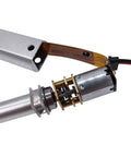 Pro Heavy Duty 12V Electric Linear Actuator Motor With 30Mm 50Mm Stroke Smooth Pull Power For Tight Rig Builds showing internal components and motor.