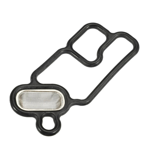 Solenoid Gasket Spool Valve Filter Screen For Honda Black Pack Of 1 Easy Install To Stop Oil Leaks And Clogged Screen In VVT System OEM Ready OE 15815 5G0 A01
