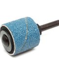 Hardcore 1X1 Inch Zirconia Spiral Sanding Bands Rotary Sander Attachment For Drill And Die Grinder Rust Removal 36 Grit close-up