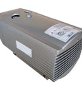 No Hassle Oil Less Rotary Vane Vacuum Pump Pulling Strong Stable Vacuum For Labs Medical Packaging And Electronics Quick Hook Up Barely Any Upkeep Compact 220V Power Source, silver compact design.