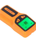 Aqur2020 Metal Stud Finder with Sensitive Smart Sensor and HD LCD Display, orange handheld device with LCD screen.