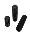 10 Pack UNC 1/4-20 Set Screws, 304 Stainless Steel Black Oxide Hex Socket Cup Point Grub Bolts, Coarse Thread