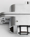 Close-up of 2 Pack 180 Degree Concealed Cross Door Hinges Zinc Alloy Invisible Hinge For Gate Door Cupboard Furniture Hardware Set Right Hand 30x110