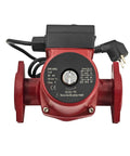 Whisper Quiet Hot Water Circulation Pump For Smooth Home Heating 230V 1 6Hp heavy duty red pump with electrical connections.