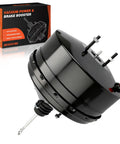 Tough As Nails Power Brake Booster Direct Bolt On Swap For Ford F150 F250 Expedition Navigator 1997 To 2004 with black finish.