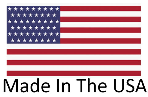American flag with text 'Made In The USA' below it