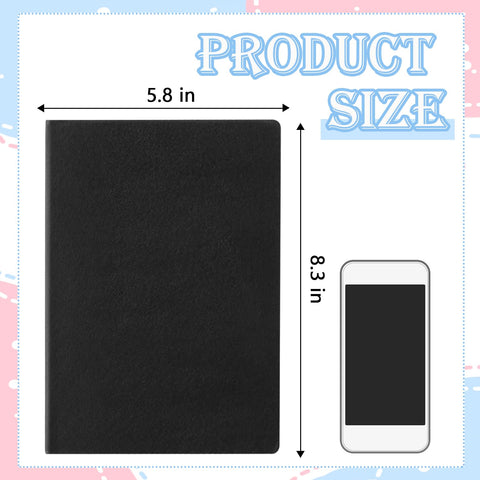Seven Size Sticky Notes And Tabs Set With Multicolor Neon Index Tabs And Divider Notes For Office School Planner And Book Marking A 710 Piece Bulk Pack To Keep You Organized For Home And Office Use, black cover size comparison