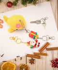 Kickass Swivel Clasp Hooks For Key Chains And Lanyards, D Ring Snap Clips For Purse Hardware And DIY Craft Gear, Solid 3/4 Inch inside width with colorful keychain designs.