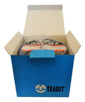 Tough As Nails White PTFE Joint Sealant Roll For Pipe Flanges And Heat Exchangers 5/8 Inch Wide By 30 Feet Long in open box.