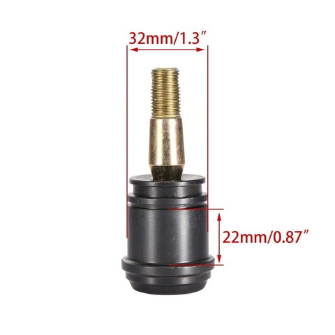 12mm Round Arm Ball Joint Replacement For ATV Quad UTV Baja Buggy 50cc To 250cc Fits 50cc 70cc 90cc 110cc 125cc 150cc 200cc 250cc Durable Suspension Upgrade Easy Install, 32mm shown