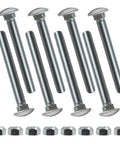 Heavy Duty Truck Bed To Frame Bolt And Nut Kit For Ford F150 F250 F350 1987 To 1996 with zinc hex nuts and bolts.