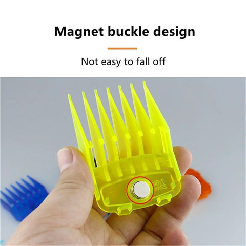 10 Piece Clip Guide Set For Electric Clippers Magnetic Guards Pro Haircut Combs For Barbershop And Home Use Adjustable Length Tips