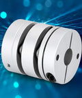 Aluminum alloy shaft coupling adapter GL 44 x 50-14 x 14, motor connector sleeve, front view