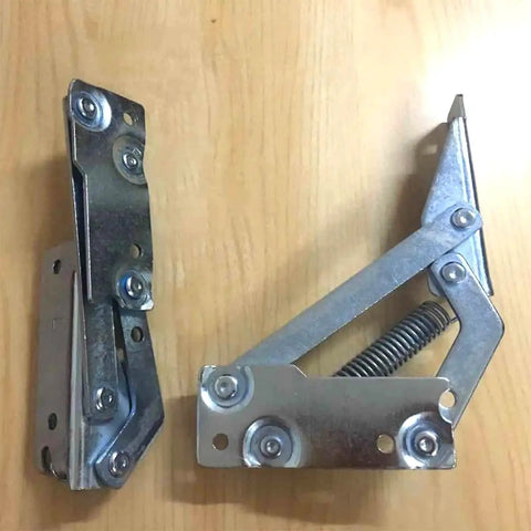 Spring Hinge Pair For 90 Degree Folding Lift Bracket Sofa Bed Hinge Cabinet Doors And Furniture Storage Boxes Sturdy Cold Rolled Steel Easy Install Durable Lift Hardware For Home Projects