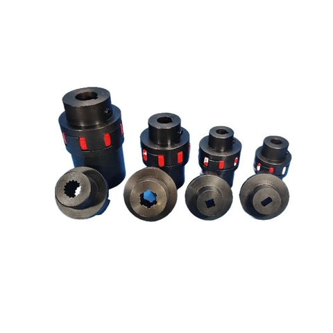 Heavy Duty Rock Solid Star Type Flexible Shaft Coupler With Premium Elastic Buffer for smooth torque transfer and vibration control.
