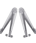 Two Pack Lid Support Hinge For Cupboards And Desk Drop Fronts Heavy Duty 10.2 Inch Iron Folding Stay With Stop Silent Smooth Lift Lid Hinge