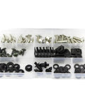 Full Fairing Bolts Kit for MSX125 Motorcycle With Washers Nuts And Screws Waterproof Sealed Fasteners Outdoor Ready Vibration Reduction All In One Hardware Set Durable Corrosion Resistant Weatherproof Built To Last in organizer box