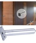 Concealed Door Closer For Interior Doors With Soft Close, Built In Tubular Chain Spring, Fully Hidden Mounting hardware