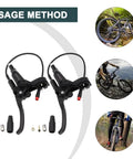 Waterproof E Bike Brake Lever And Grips Set With Power Off Cutoff For E Bike And E Scooter with all-weather usage guide
