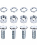 7/16-14 UNC By 1-1/4 Inch Carriage Bolts For Chrome Bumper Kit, Heavy Duty Steel Hardware, Front And Rear Bumper Install, Durable Front Bumper Bolts For Cars And Trucks, Reliable Secure Fit, with nuts and washers