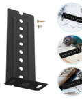 Heavy Duty Keyboard Slide Rails With Black Protective Base And Rock Solid Stainless Steel Extended Rail Connector Side Mount Drawer Brackets for keyboard tray