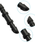 Drip Irrigation Barbed Fittings Kit With 120 Pieces 1 Quarter Inch Connectors for Leak Proof Garden Watering System