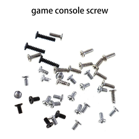 Must Have Game Console Screw Repair Kit Full Replacement Set showing assorted metal screws