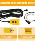 3 Wire 12V Remote Control Switch For Single Acting Hydraulic Pumps, Dump Truck Trailer Hoist Lift Gate Power Unit Controller