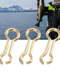 Pro Level Steel Alloy Fishing Wire Eyes Sinker Loops With Heavy Duty Screw Leads For Freshwater And Saltwater Anglers That Hold Fast For Serious Weekend Hustle.