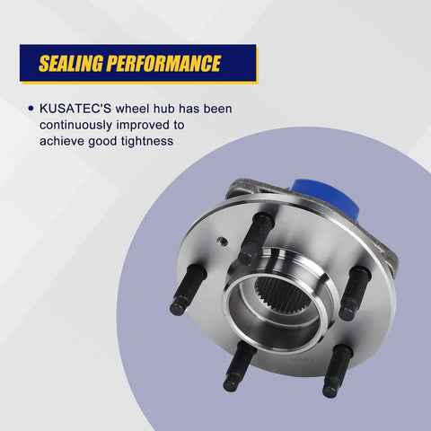 Front Wheel Bearing And Hub Assembly Direct Fit 5 Lug Bolts No ABS 513203 Fits Buick Allure Century LaCrosse Regal Rendezvous