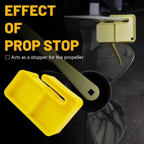 Prop Stop Replacement For Boat Propeller Removal Durable Marine Grade Nylon Block Rustproof Yellow Prop Stop Fits All Outboard And Stern Drive Props Mercury Props Ready Easy Install For Quick Prop Handling