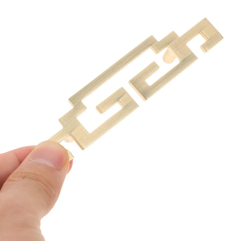 4 Pack Cabinet Door Pull Handles Set Square Metal Grips For Kitchen Cupboard And Wardrobe Sliding Doors Vintage Style Hardware close-up