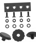 Barn Door Hardware Track Connector Set With Flat Mending Plate Easy To Install Durable Rail Joint Bracket for sliding doors