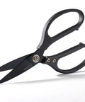 Heavy Duty Multipurpose Scissors With 8.5 Inch Stainless Steel Blades, Frosted Gray Comfort Grip Handle, Sharp Kitchen Garden Office Craft Sewing Shears