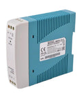 Rugged Industrial Grade 5V 2A DIN Rail Power Supply 10W With Wide Input 85 To 264VAC Or 120 To 370VDC, Fully Regulated Output UL508 Certified With TUV EAC BSMI ASNZS, Ideal For Factory Automation And Continuous Duty Use, blue and white DIN rail PSU