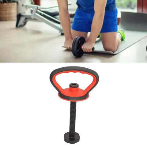 Pro Grade Adjustable Kettlebell Handle With Ergonomic Grip for Weight Plate Training with gym setup scene