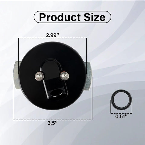 Dipstick Adapter Repair Kit For 7.3L Powerstroke Diesel Engines size details, 3.5 inches wide with 0.51 inch ring