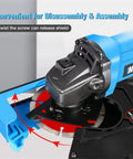 Rugged Universal Angle Grinder Dust Collection Shroud For 4 To 5 Inch Grinders featuring quick release assembly for easy disassembly.