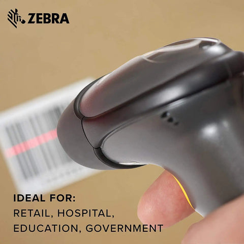 General Purpose Handheld 1D Bi Directional Laser Barcode Scanner Corded USB Interface For Fast Accurate Scanning Of GS1 DataBar And RSS Codes 100
