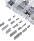 Stainless Steel Drive Shaft Flat Keys Kit M3 M4 M5 M6 Square And Rectangular Keys For High Torque Transmission in box