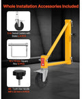 5-In swivel casters with brake and installation accessories for Rolls Like Butter 4 Pack Baker Style Scaffold Outriggers.